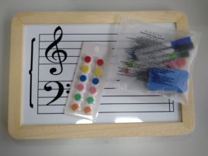 Music Stave Magnetic Noteboard - Sniper Pitch