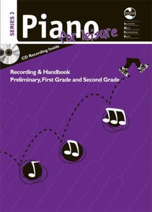 AMEB Piano For Leisure Series 3 Recording (CD) & Handbook - Preliminary, Grade 1 & 2