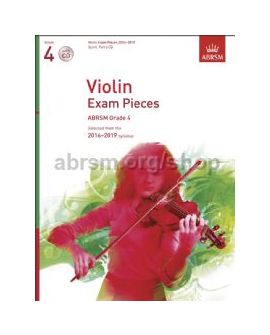 ABRSM Violin Exam Pieces  - Grade 4 Book & CD - 2016-19