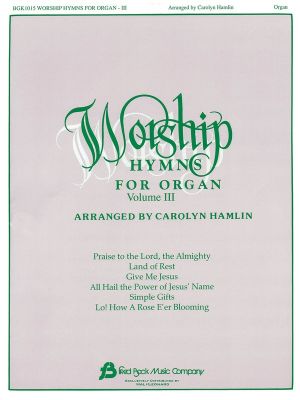 Worship Hymns for Organ - Volume 3