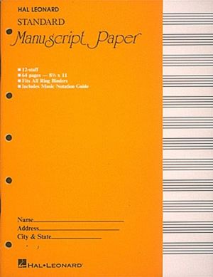 Standard Manuscript Paper ( Yellow Cover)