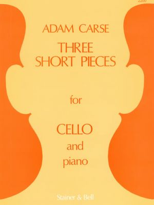 3 Short Pieces Cello, Piano