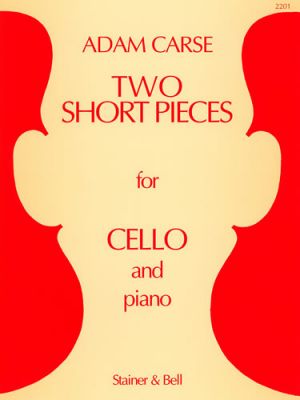 2 Short Pieces Cello, Piano