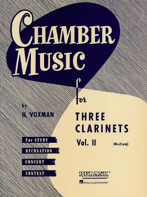 Chamber Music for Three Clarinets - Vol. 2 (Medium)
