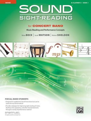Sound Sight-Reading for Concert Band Clarinet 2Book 1