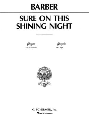 Sure On This Shining Night S/s High Vce