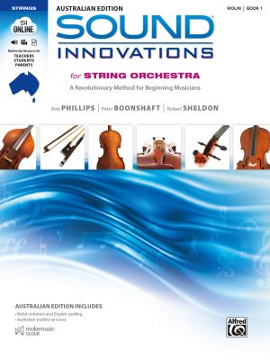 Sound Innovations for String Orchestra Australian Edition Book 1 Violin