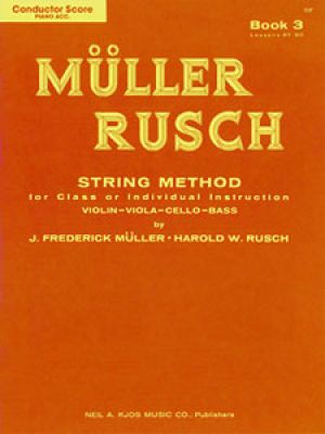Muller-Rusch String Method Book 3 - Score/Pa