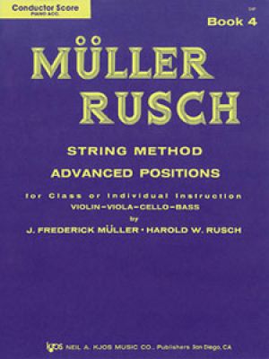 Muller-Rusch String Method Book 4 - Score/Pa