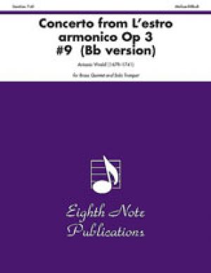 Concerto (from L'estro Armonico, Op 3 #9) (B-flat version)