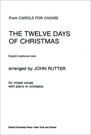 Twelve Days Of Christmas SATB, Piano