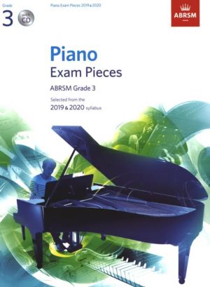 ABRSM Piano Exam Pieces Grade 3 2019-2020 Bk & CD