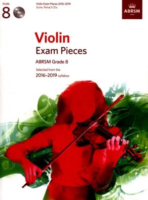 ABRSM Violin Exam Pieces Grade 8 2016-2019 Bk & CD