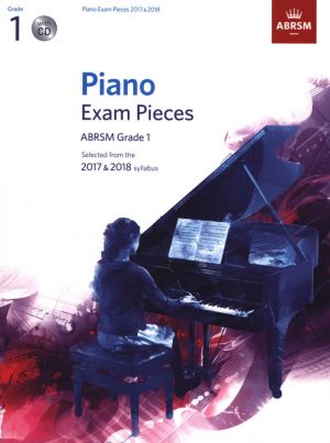 ABRSM Piano Exam Pieces Grade 1 2017-2018 Bk & CD