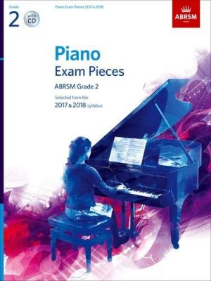 ABRSM Piano Exam Pieces Grade 2 2017-2018 Bk & CD