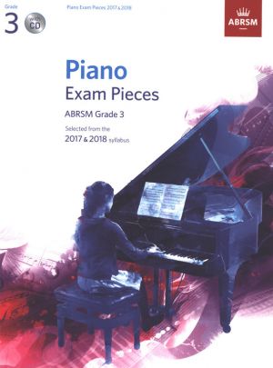 ABRSM Piano Exam Pieces Grade 3 2017-2018 Bk & CD
