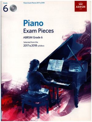 ABRSM Piano Exam Pieces Grade 6 2017-2018 Bk & CD