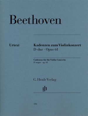 Cadenzas for Violin Concerto D major Op 61 Violin