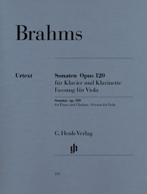 Sonatas Op 120 No 1 No 2 Viola, Piano