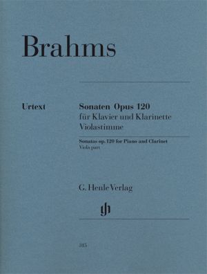 Sonatas Op 120 No 1 No 2 Viola, Piano