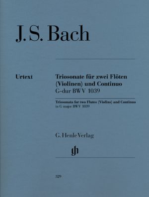 Trio Sonata G major BWV 1039 2 Flutes, Continuo