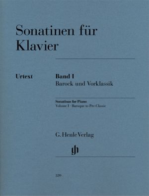 Sonatinas Baroque to Pre-Classic Vol 1 Piano