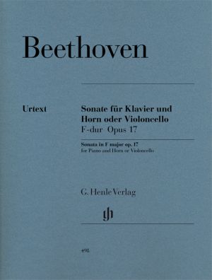 Sonata F major Op 17 French Horn, Piano