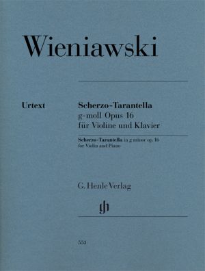 Scherzo-tarantella G minor Op 16 Violin, Piano