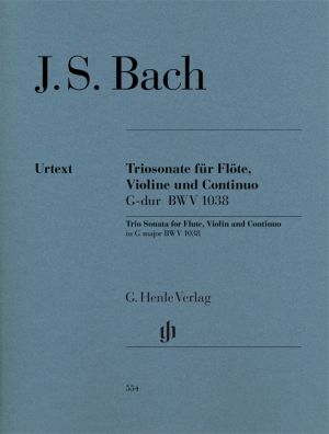Trio Sonata G major BWV 1038 Flute, Violin, Continuo