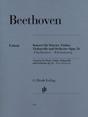 Triple Concerto Op 56 Piano, Violin, Cello, Orchestra