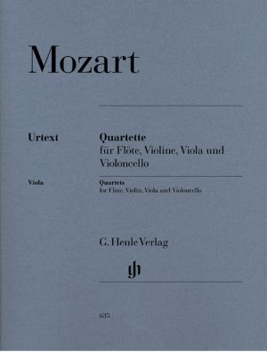 Flute Quartets for Flute, Violin, Viola, Cello
