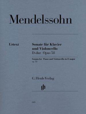 Sonata D major Op 58 Cello, Piano