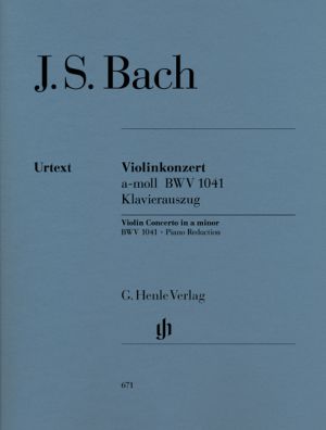 Concerto A minor BWV 1041 Violin, Orchestra 