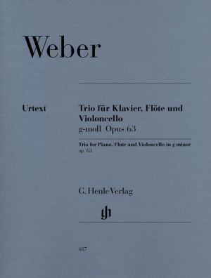 Trio G minor Op 63 Flute, Cello, Piano