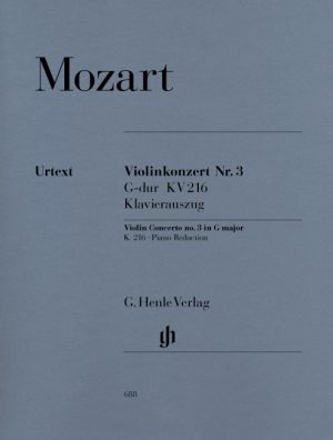 Concerto No 3 G major K 216 Violin, Piano