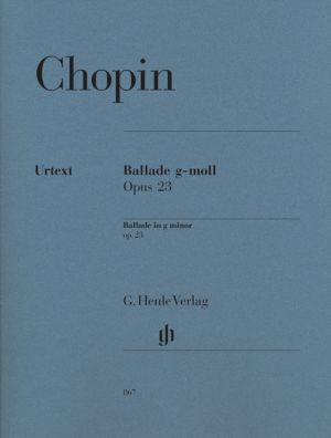 Ballade G minor Op 23 Piano