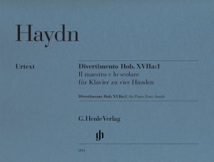 Divertimento F major Hob. XVIIa:1  Il Maestro e lo Scolare Piano 4 Hands