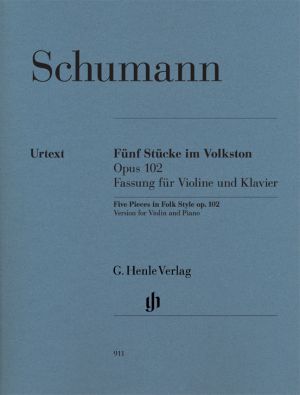 Five Pieces in Folk Style Op 102 Violin, Piano