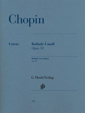 Ballade F minor Op 52 Piano