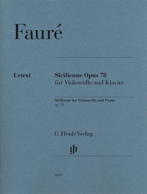 Sicilienne Op 78 Cello, Piano