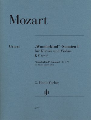Wunderkind Sonatas Vol 1 K 6-9 Piano, Violin