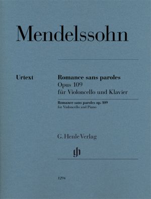 Romance sans paroles Op 109 Violin, Piano