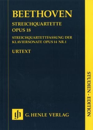 String Quartets Op 18 No 1-6 and String Quartet-Version Sonata Op 14 No 1