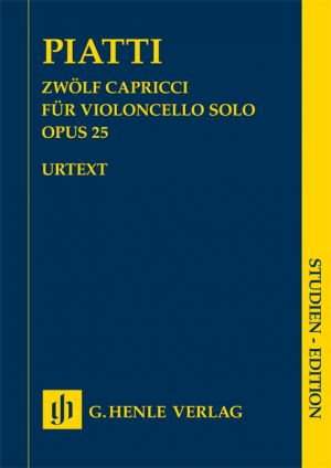 12 Capricci Op 25 Cello