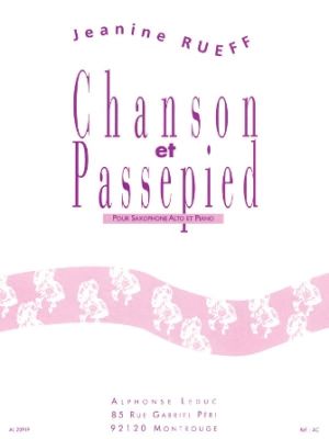 Chanson Et Passepied Op16 Sax/pno