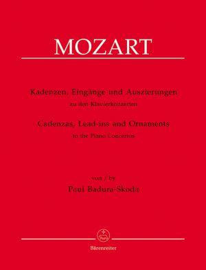 Cadenzas, Entrances and Embellishments for Mozart's Piano Concertos 