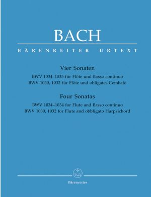 4 Sonatas BWV 1030 BWV 1032 BWV 1034 BWV 1035   