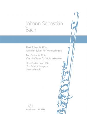 2 Flute Suites based on Cello Suites BWV 1007 1009 Flute