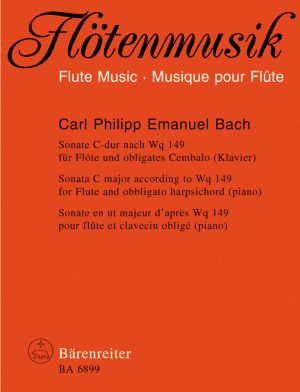 Sonata C major according to Wq 149 Flute