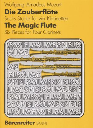 Magic Flute 6 Pieces Clarinet Quartet